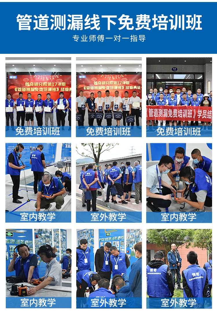 外網(wǎng)漏水檢測儀線下培訓展示